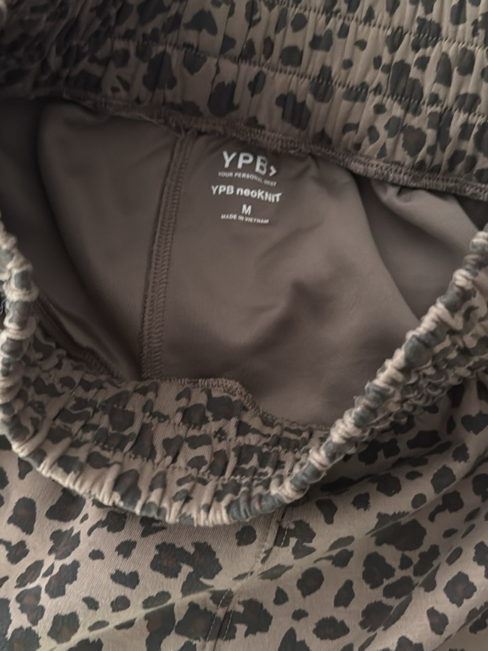 Olive Leopard Print Skirt